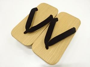 未使用品　男物桐下駄(24センチ)